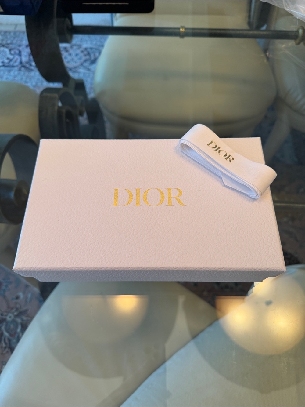 Dior Box Ribbon and Tissue